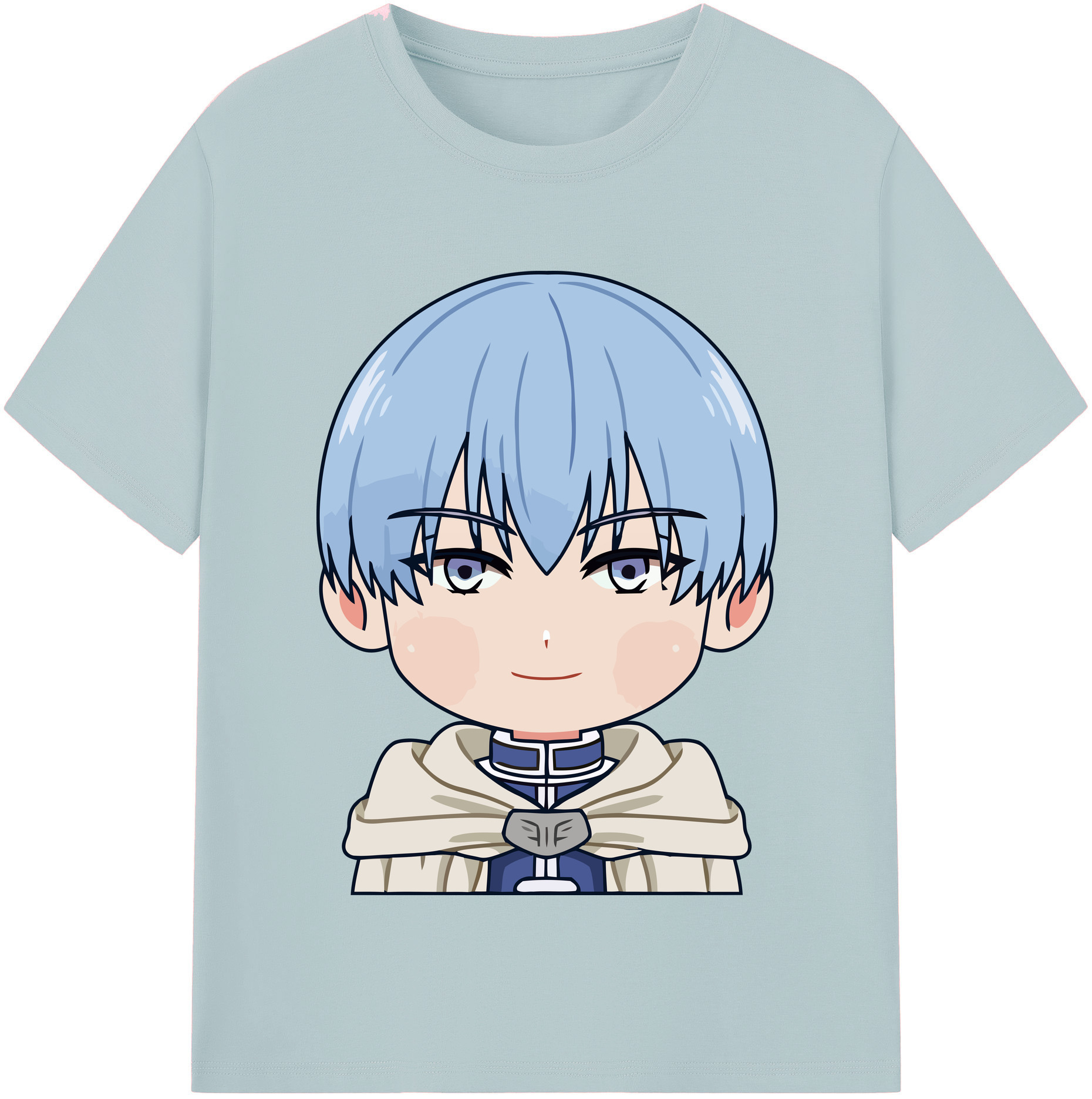 （画像用） 葬送のフリーレン Frieren 綿100％半袖Tシャツ（フロントプリント）